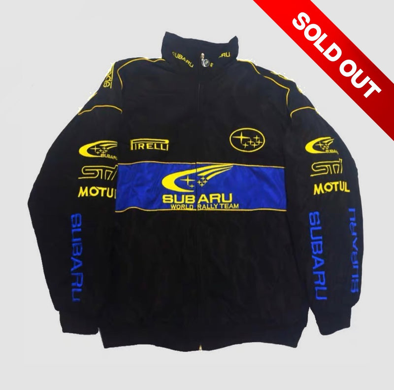 Retro “Black Subaru” Rally Jacket